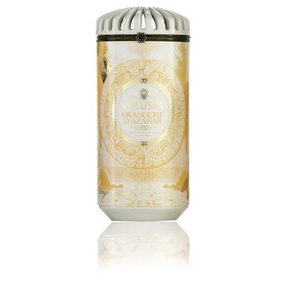 Vela Orangerie DAzahar Coleção Maison Blanc Cerâmica 120 Horas Voluspa