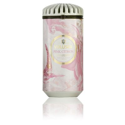 Vela Pink Citron Coleção Maison Blanc Cerâmica 120 Horas Voluspa