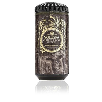 Vela White Currant Quince Coleção Maison Rouge Cerâmica 120 Horas Voluspa