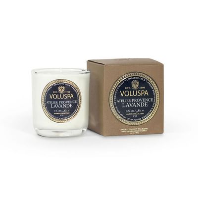 Vela Atelier Provence Lavande Coleção Maison DOr Copo 25 Horas Voluspa