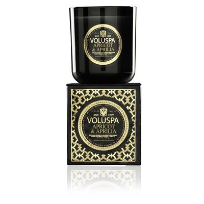 Vela Apricot e Aprilia Coleção Maison Noir Copo 100 Horas Voluspa