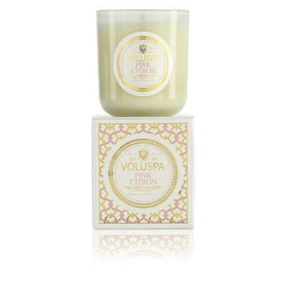 Vela Pink Citron Coleção Maison Blanc Copo 100 Horas Voluspa