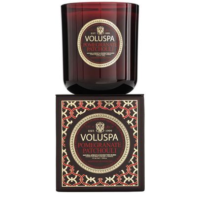 Vela Pomegranate Patchouli Coleção Maison Rouge Copo 100 Horas Voluspa