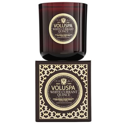 Vela White Currant Quince Coleção Maison Rouge Copo 100 Horas Voluspa
