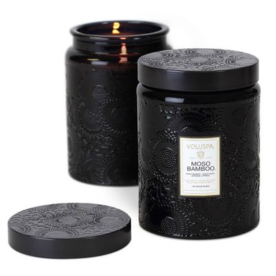 Vela Moso Bamboo G Coleção Japonica Pote Vidro e Tampa 100 Horas Voluspa