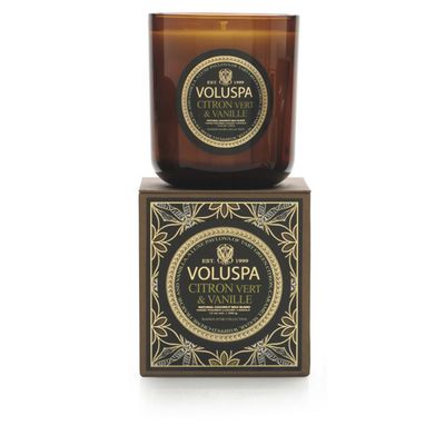Vela Citron Vert e Vanille Coleção Maison DOr Copo 100 Horas Voluspa