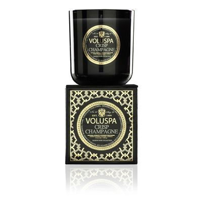 Vela Crisp Champagne Coleção Maison Noir Copo 100 Horas Voluspa