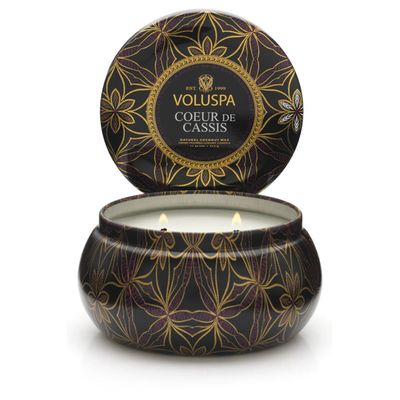 Vela Coeur de Cassis Coleção Maison DOr Lata 50 Horas Voluspa