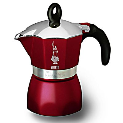 Cafeteira Bordô Dama Glamour 3 Xícaras Bialetti