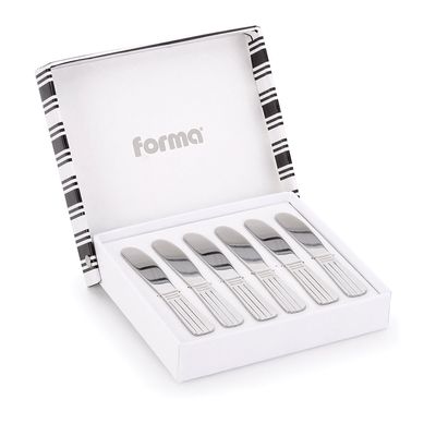 Espátulas para Patê Cream Conjunto 6 Peças Forma