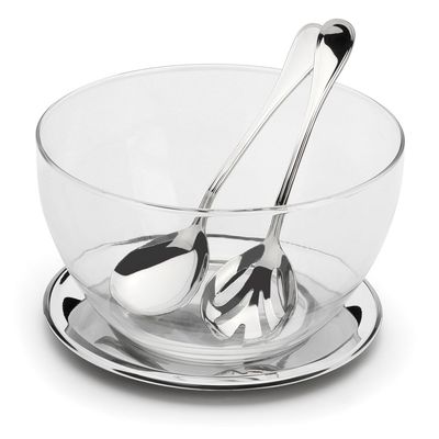 Saladeira Premium com Talheres Andrea 4 Peças 4,3 Litros Forma