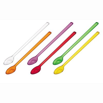 Colheres de Suco Happy Hour 6 Peças 20 cm Coloridas Guzzini