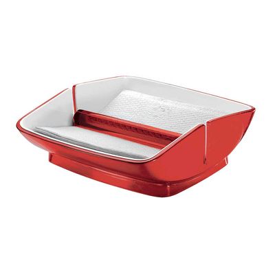 Porta Guardanapos Vintage Bicolor Vermelho Guzzini