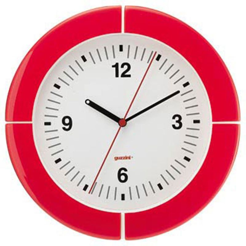relogio-de-parede-casa-vermelho-guzzini