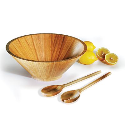 Conjunto para Servir Pequim 3 Peças em Bambu Welf