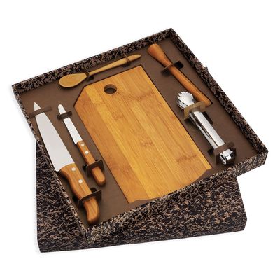 Kit para Bar em Bambu Monaço 6 Peças v2 Welf
