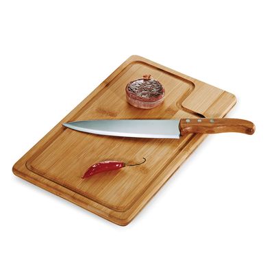 Kit para Churrasco em Bambu Inox Texas 2 Peças Welf