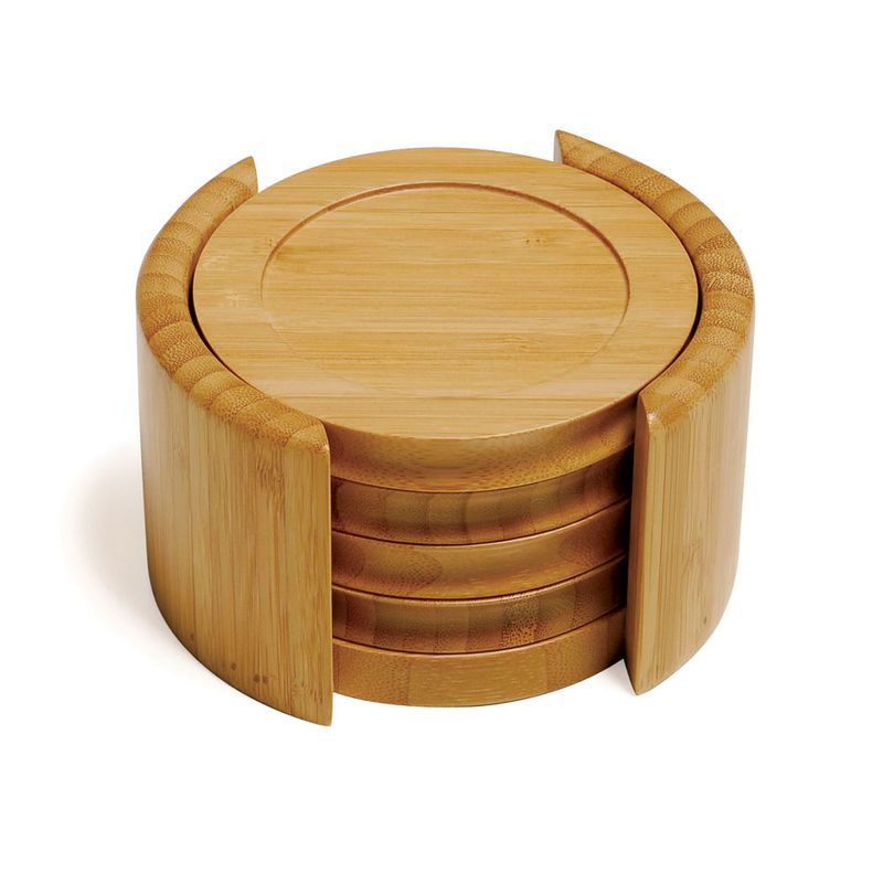porta-copos-em-bambu-monaco-conjunto-5-pecas-welf-individual