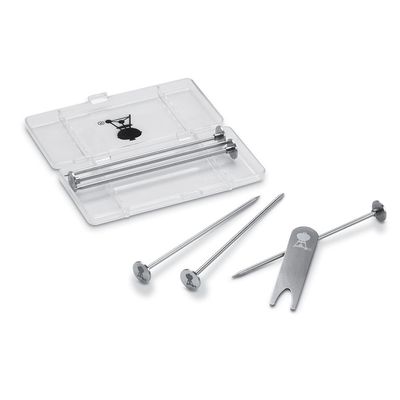 Espeto para Batata Aço Inox Cj 8 Peças Weber