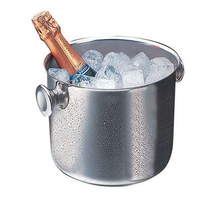 Balde para Vinho em Prata 21X18 cm Wolff