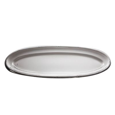 Travessa Croise Mônaco para Peixe em Prata 60X23,5 cm Wolff