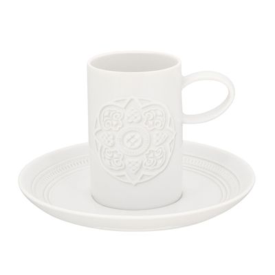 Xícara de Café Ornament 4 Peças Vista Alegre Atlantis