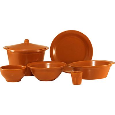 Aparelho Feijoada Mail Order Terracota 17 Peças Oxford