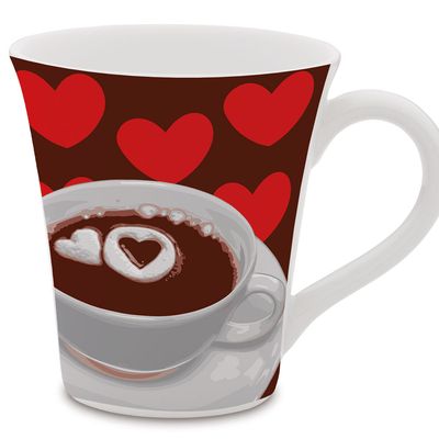 Canecas Tulipa Café Amor Sem Voce e Sem Meu Café 330 ml Oxford