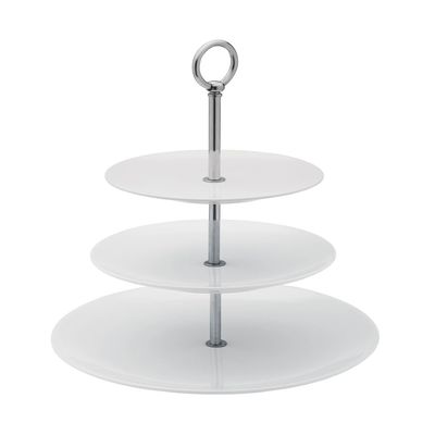 Porta Doce e Salgado Coup 32 cm Branco Oxford
