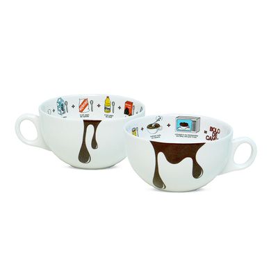 Tigelas Canecas Receitas Bolo de Caneca 300 ml Oxford