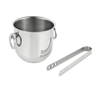 Balde para Gelo com Pinça Bottega v2 Riva
