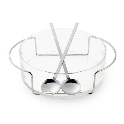 Saladeira com Sousplat e Par Tal Riccia 29,5 cm Riva