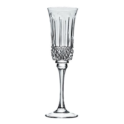 Taça Champagne Lapidada 190 ml 6 Peças Strauss