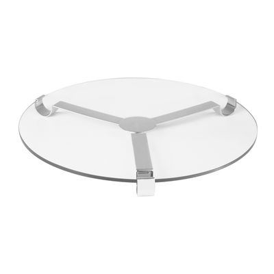 Prato de Vidro com Suporte Diâmetro 40 cm Altura 3,5 cm St James