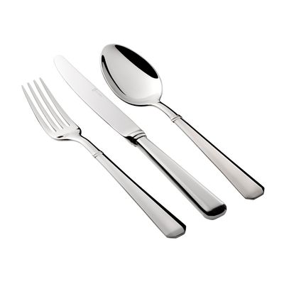 Faqueiro Aço Inox Plain 130 Peças St James