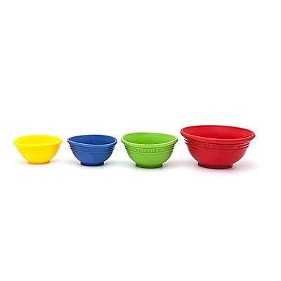 Bowls para Preparo 4 Peças Colorido Amarelo Azul Verde Vermelho Le Creuset