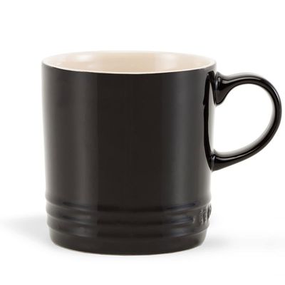 Caneca de Espresso Preto Black Onix Le Creuset