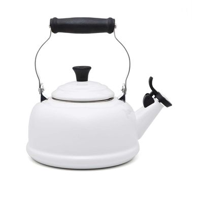 Chaleira com Apito Tradicional Branco Le Creuset