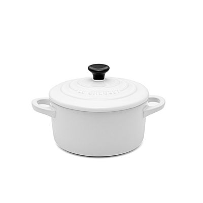 Mini Cocotte Cerâmica Branco Le Creuset
