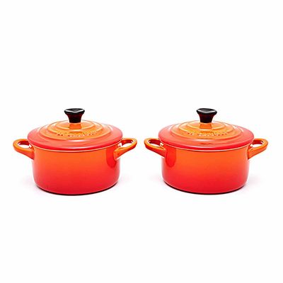Mini Cocotte Jogo 2 Peças Laranja Le Creuset