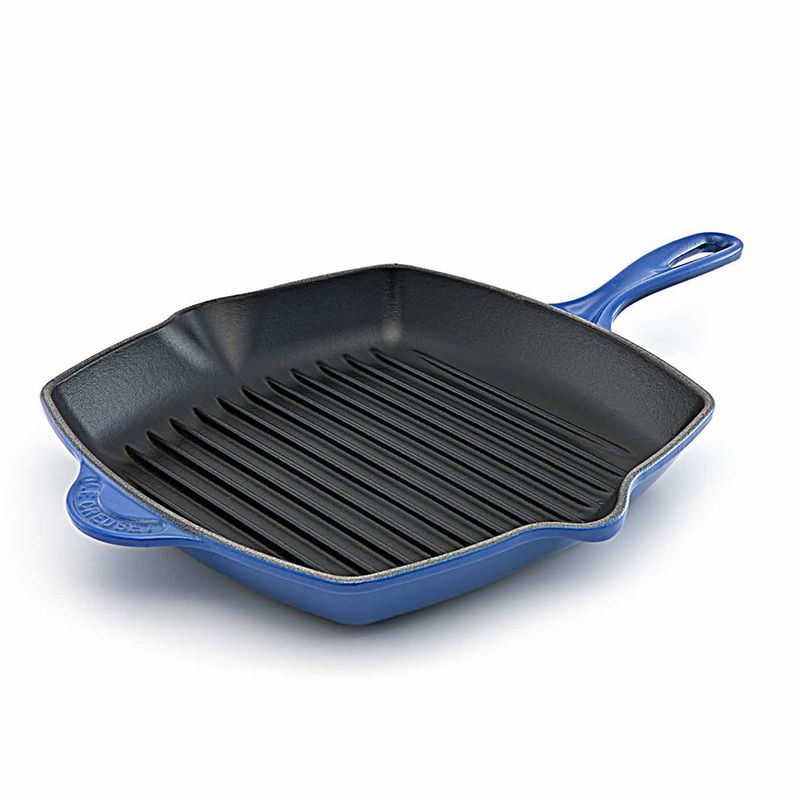 grelha-quadrada-26-cm-azul-cobalto-le-creuset