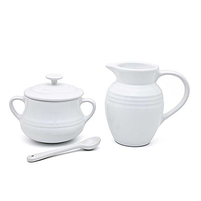 Kit Cream e Sugar Branco Le Creuset