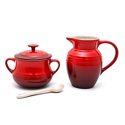 Kit Cream e Sugar Vermelho Le Creuset