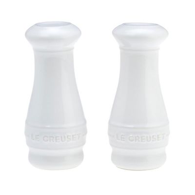 Novo Saleiro e Pimenteiro Branco Le Creuset