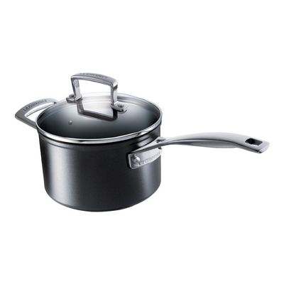 Panela Molheira Non Stick Alumínio e Aço Inox 2,8 Litros 18 cm Preto Le Creuset