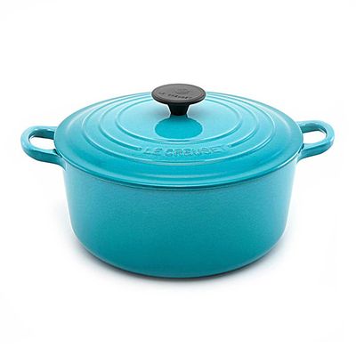 Panela Redonda 26 cm Azul Caribe Le Creuset