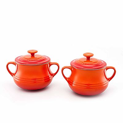 Sopeiras Francesas 2 Peças Laranja Le Creuset