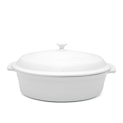 Travessa Oval com Tampa 5,4 Litros Branco v2 Le Creuset