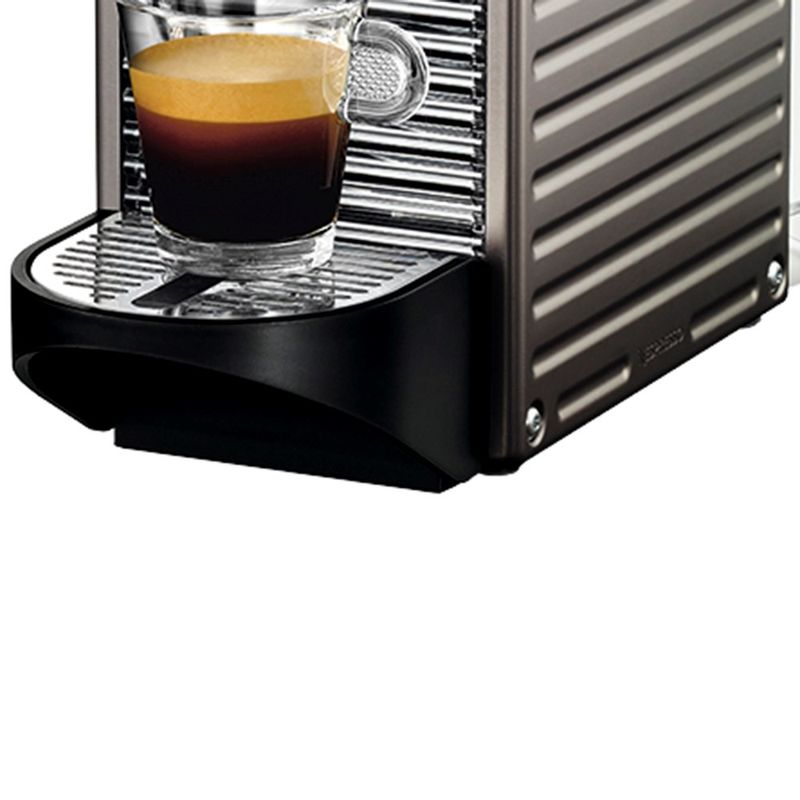 Cafetera Nespresso Pixie C60 automática electric titan para