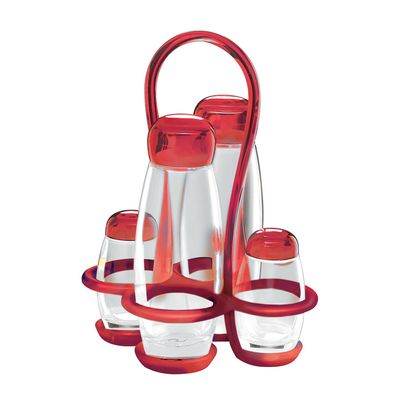 Galheteiro Bolli Vermelho Guzzini